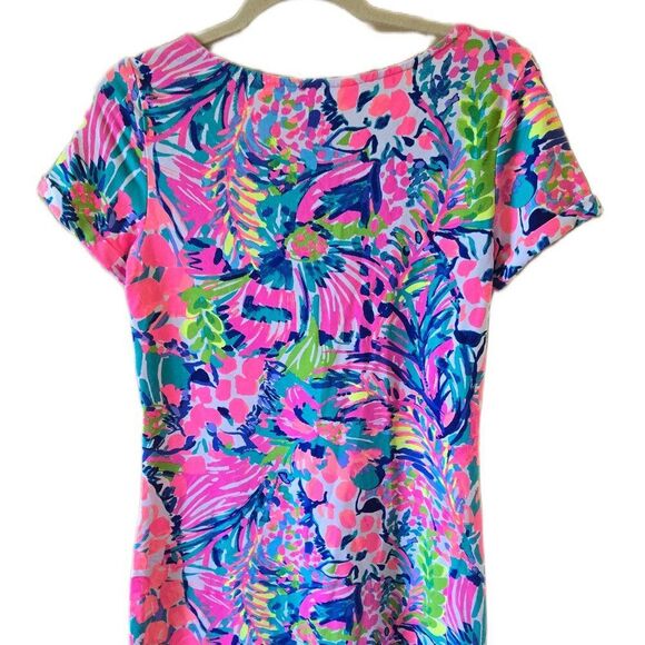 Lilly Pulitzer Dresses & Skirts - Lilly Pulitzer Gumbo Limbo Tammy TShirt Dress French Terry UPF50+ Size Small